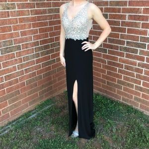 Used- Good Condition prom or pageant dress!! Only worn once.
